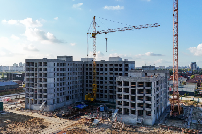 Динамика строительства ЖК "Эпитеты", август  2025