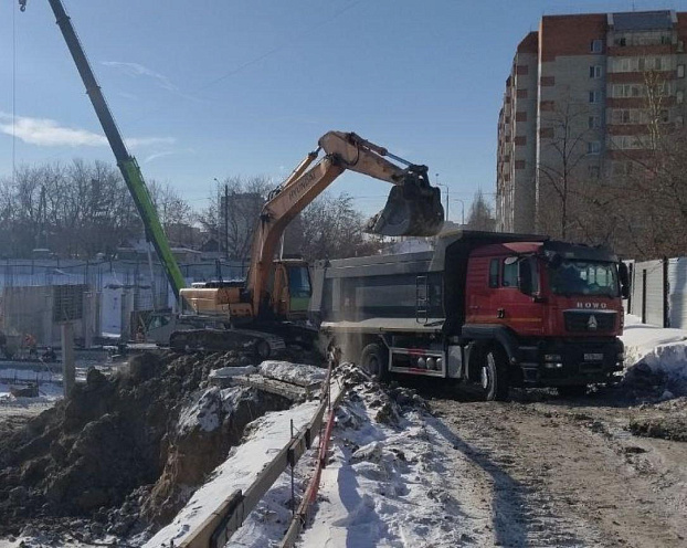 Динамика строительства ЖК «Парфеновская горка», февраль 2026