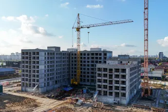 Динамика строительства ЖК "Эпитеты", август  2025